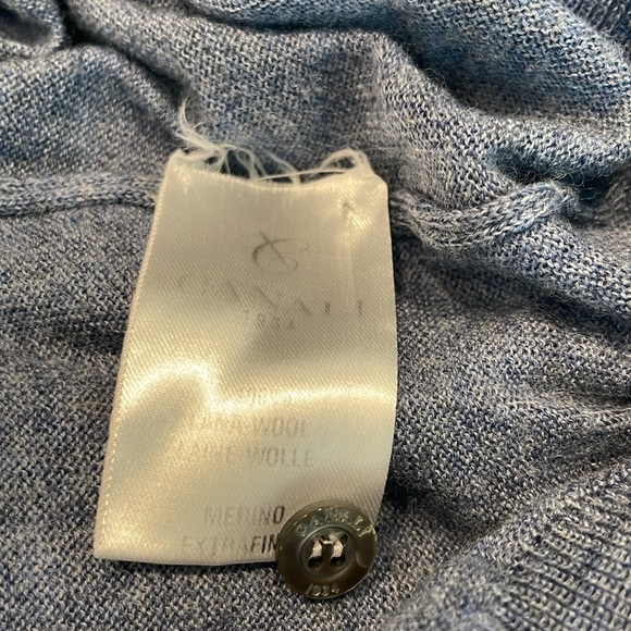 Canali Merino Wool Long-Sleeve Polo - Picture 11 of 11